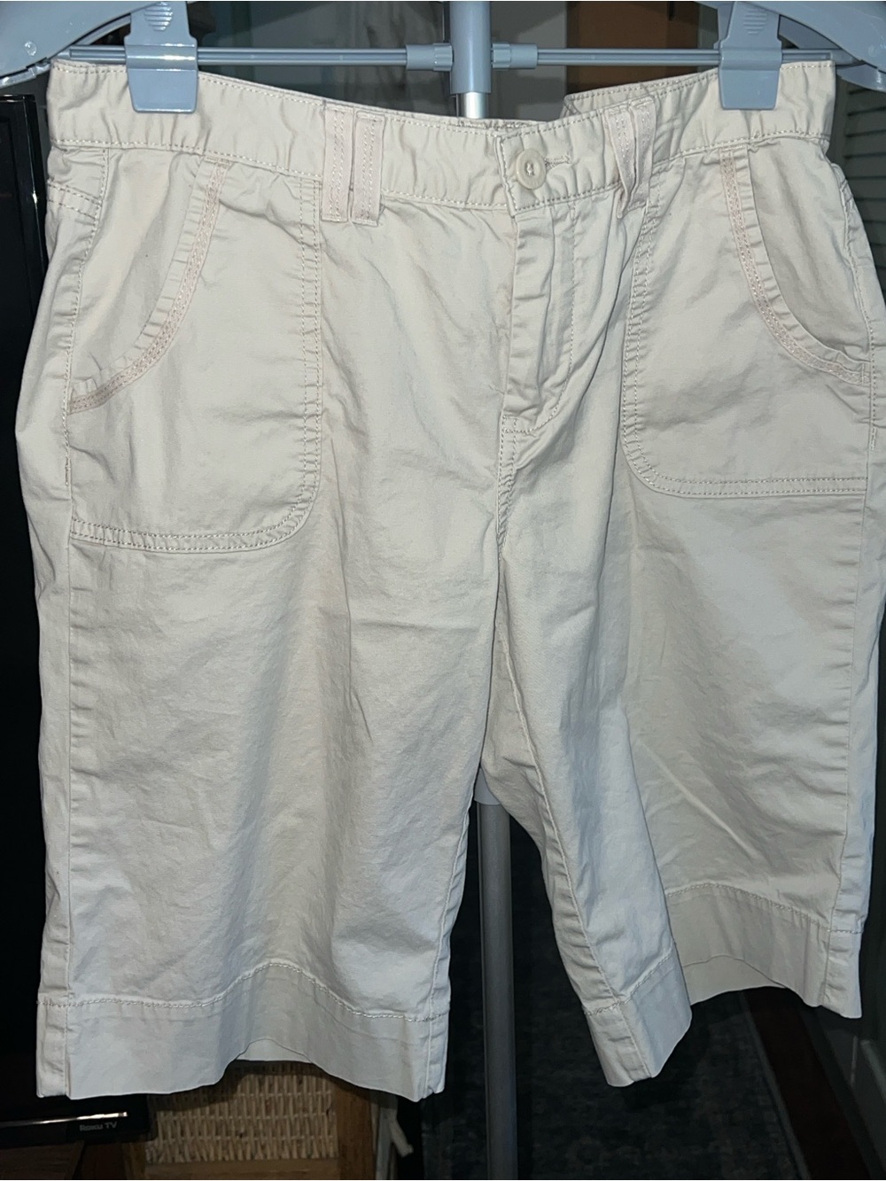 Calvin Klein Jeans Khaki Bermuda Utility Shorts 10